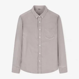 100% Cotton corduroy casual shirt with pocket